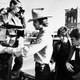 Genene Jones (right) arrives at Williamson County Courthouse in Georgetown, Texas, on Feb. 16, 1984. (Ted Powers/AP Images)